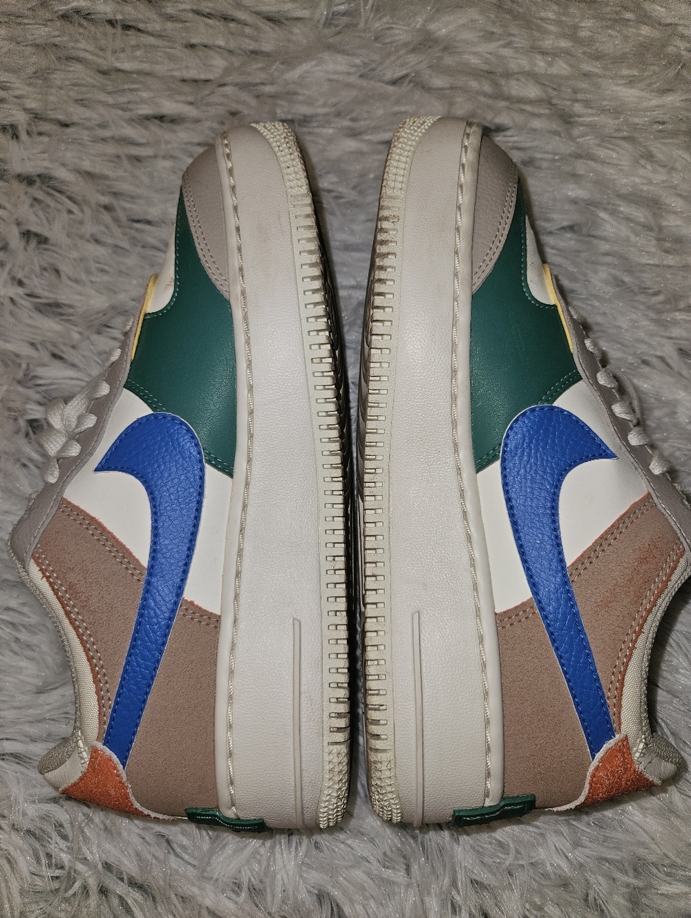 ~~Nike Air Force 1 Shadow Sail Signal Blue Green Sneakers Women’s Size 8~~ - Picture 4 of 11